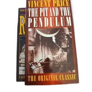 Vincent Price Horror VHS Lot The Pit and the Pendulum The Raven Goodtimes 1993